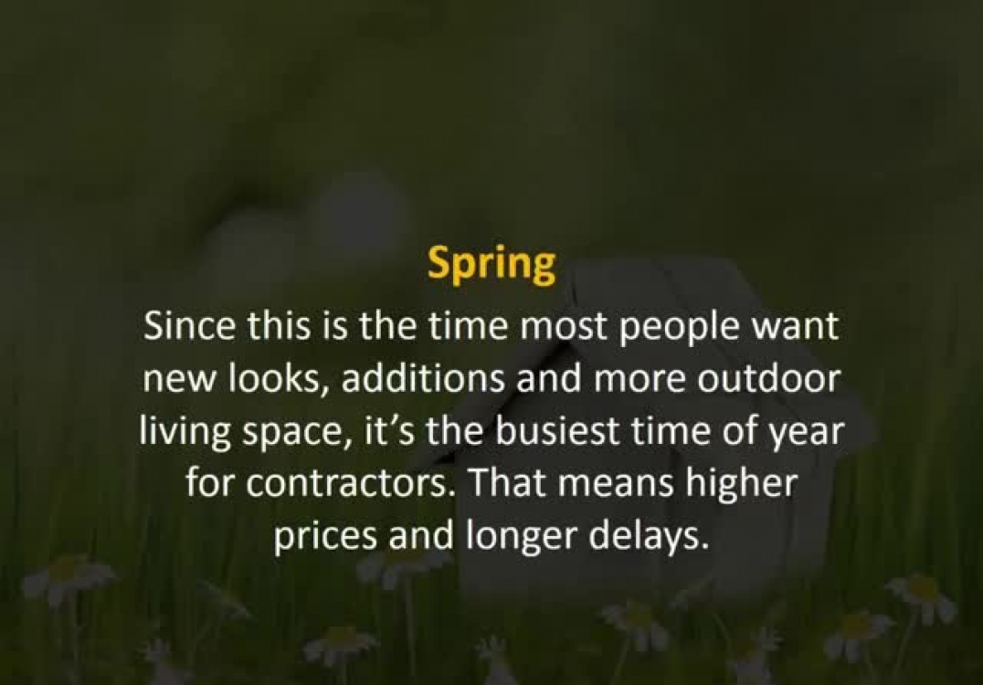 Whitby mortgage agent reveals When to do home renovations?