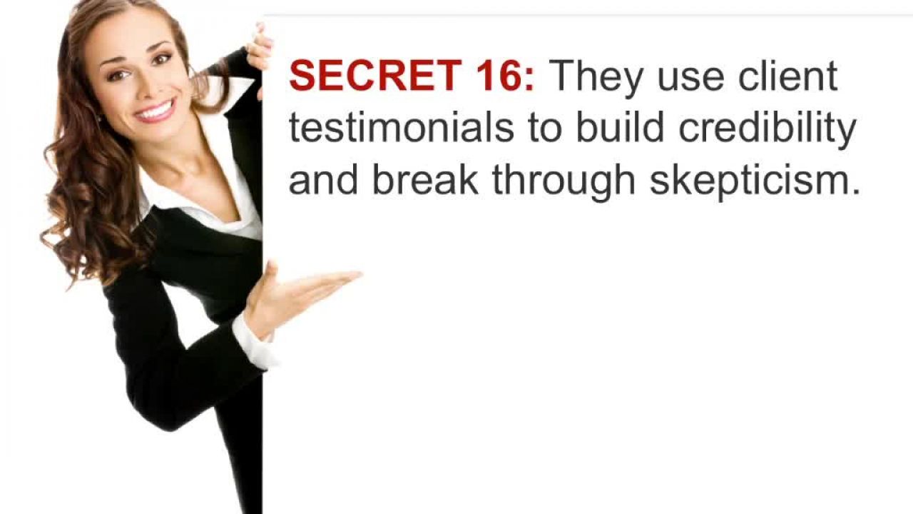 Secret #16 of Superstar Realtors