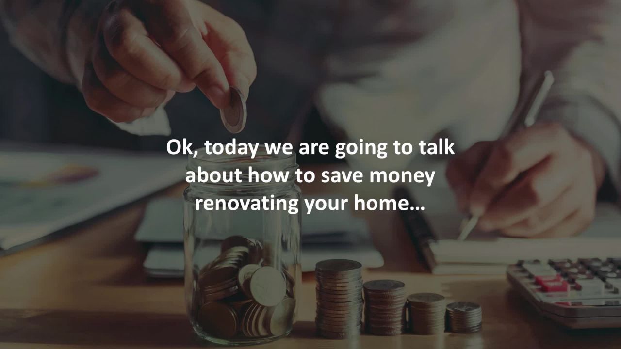 Charlotte Senior Loan Officer reveals5 tips to save money when renovating your home…