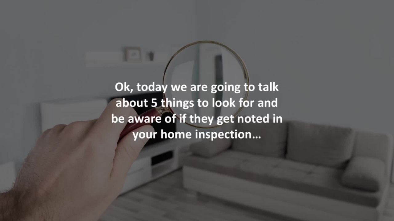 Plymouth Mortgage Consultant reveals  5 home inspection red flags