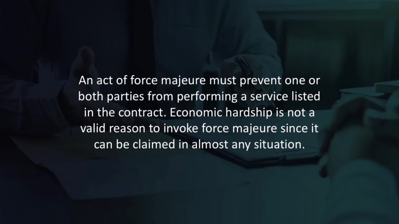 ⁣South Easton President reveals What is a “force majeure” clause, and does it apply to your mortgage?