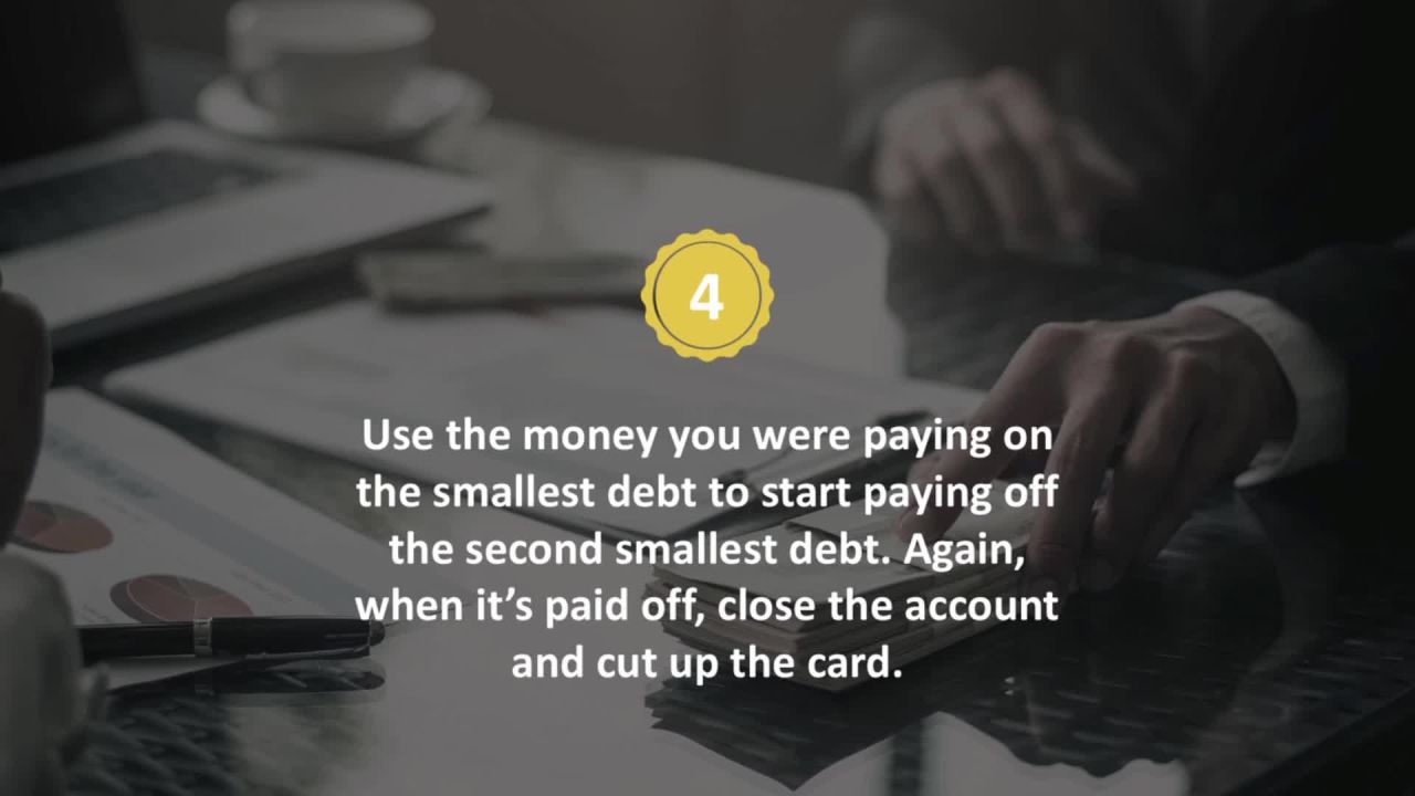 ⁣South Easton President reveals  6 tips for paying off credit card debt…