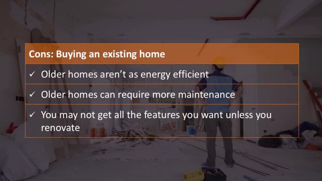 ⁣South Easton President reveals  Pros and cons for buying an existing house vs building new…